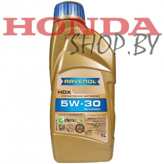 Моторное масло синтетическое RAVENOL HDX 5W-30.
